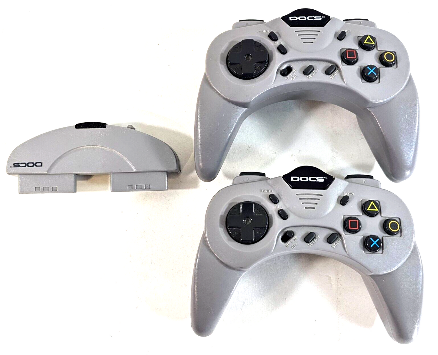 Docs Wireless Controllers (2) and Plug-in for Sony PlayStation