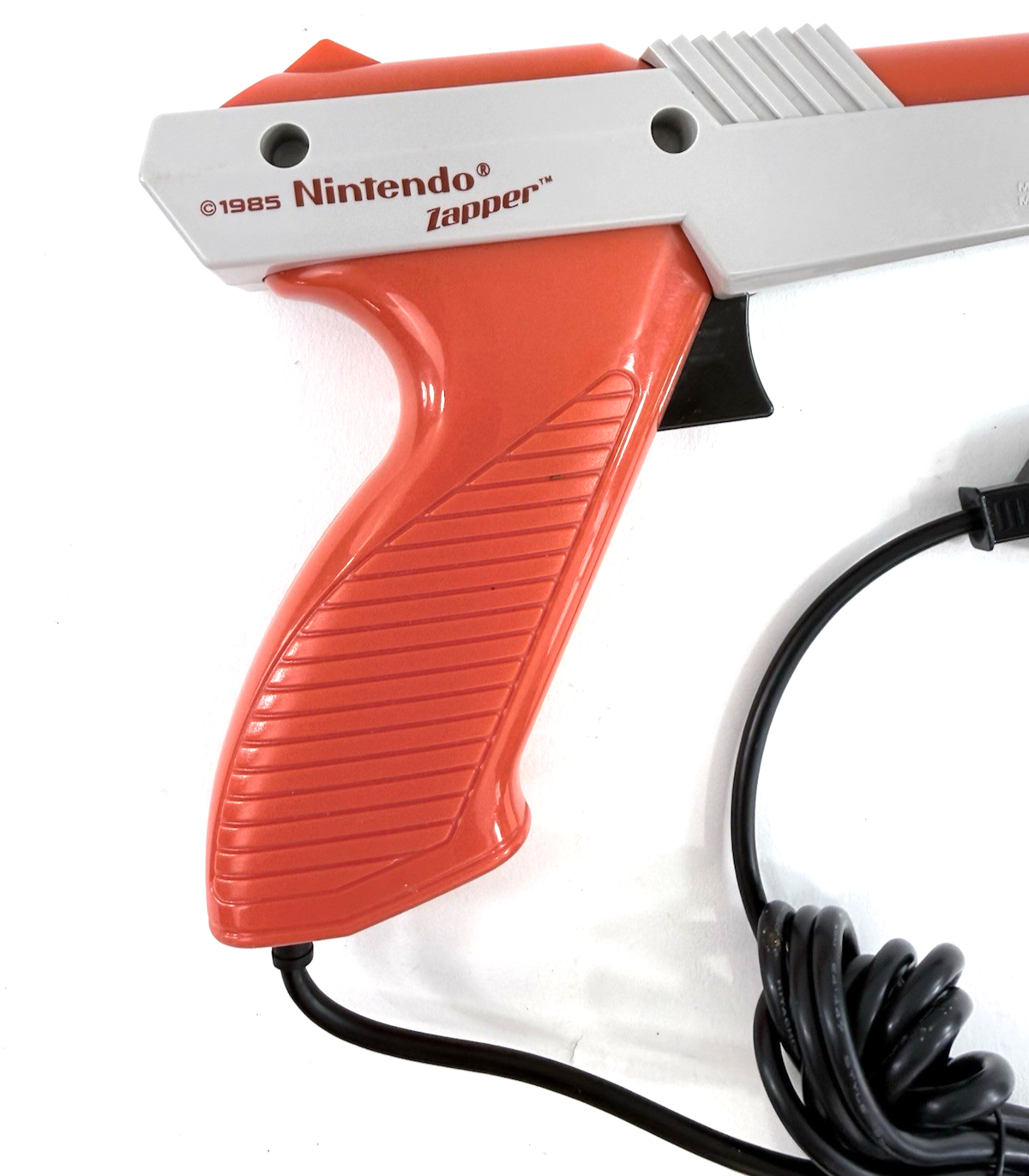 Nintendo Zapper 1985 Orange Light Gun Controller NES-005 - Tested and Working