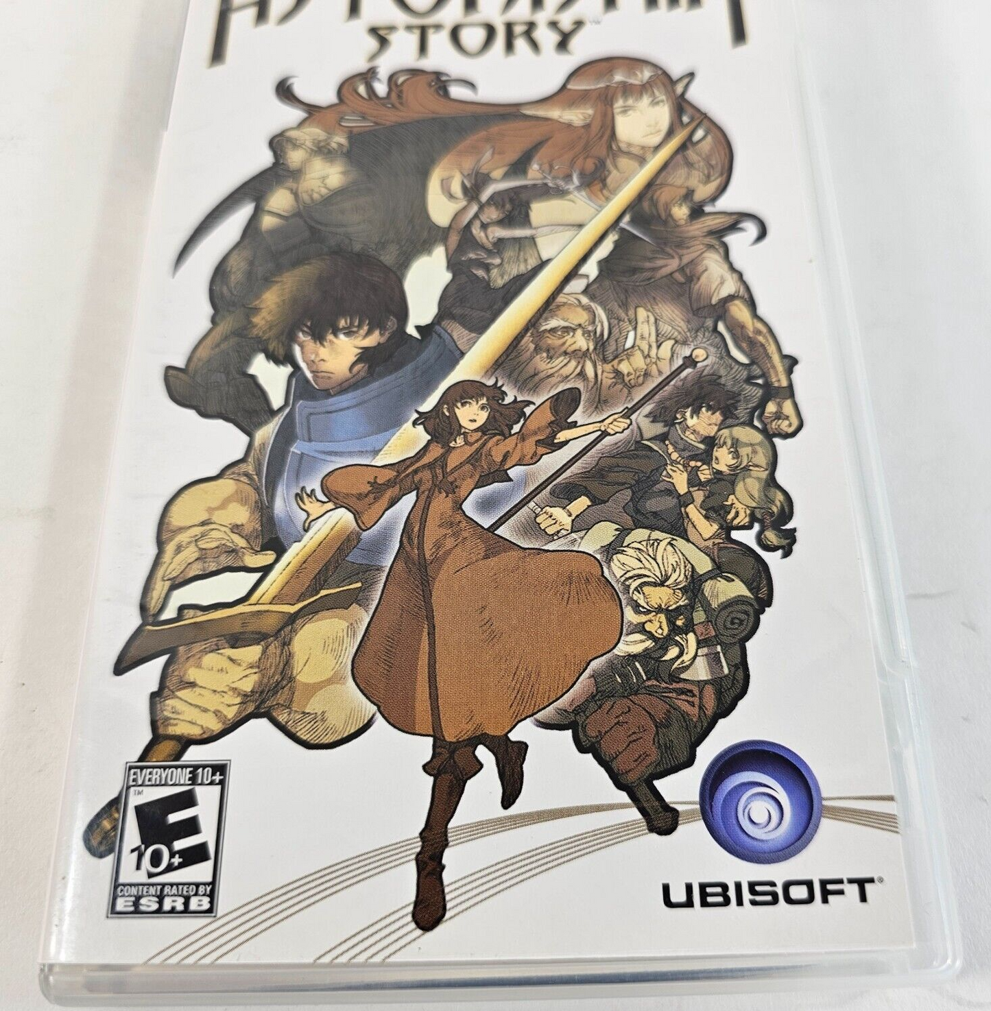 Astonishia Story (Sony PSP, 2006) Game Case Manual - Tested and Working