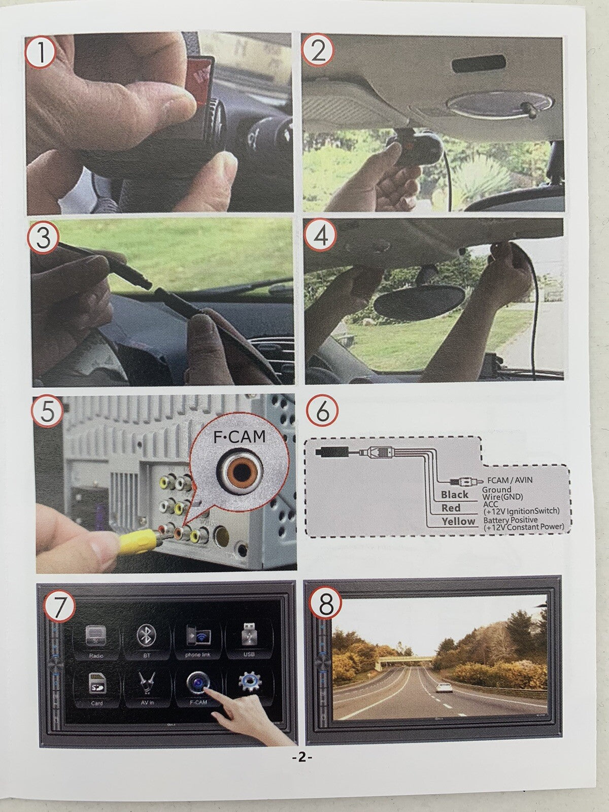 1080P 2.5" Dash Cam G-Sensor Video Recorder with User Manual - No Screen