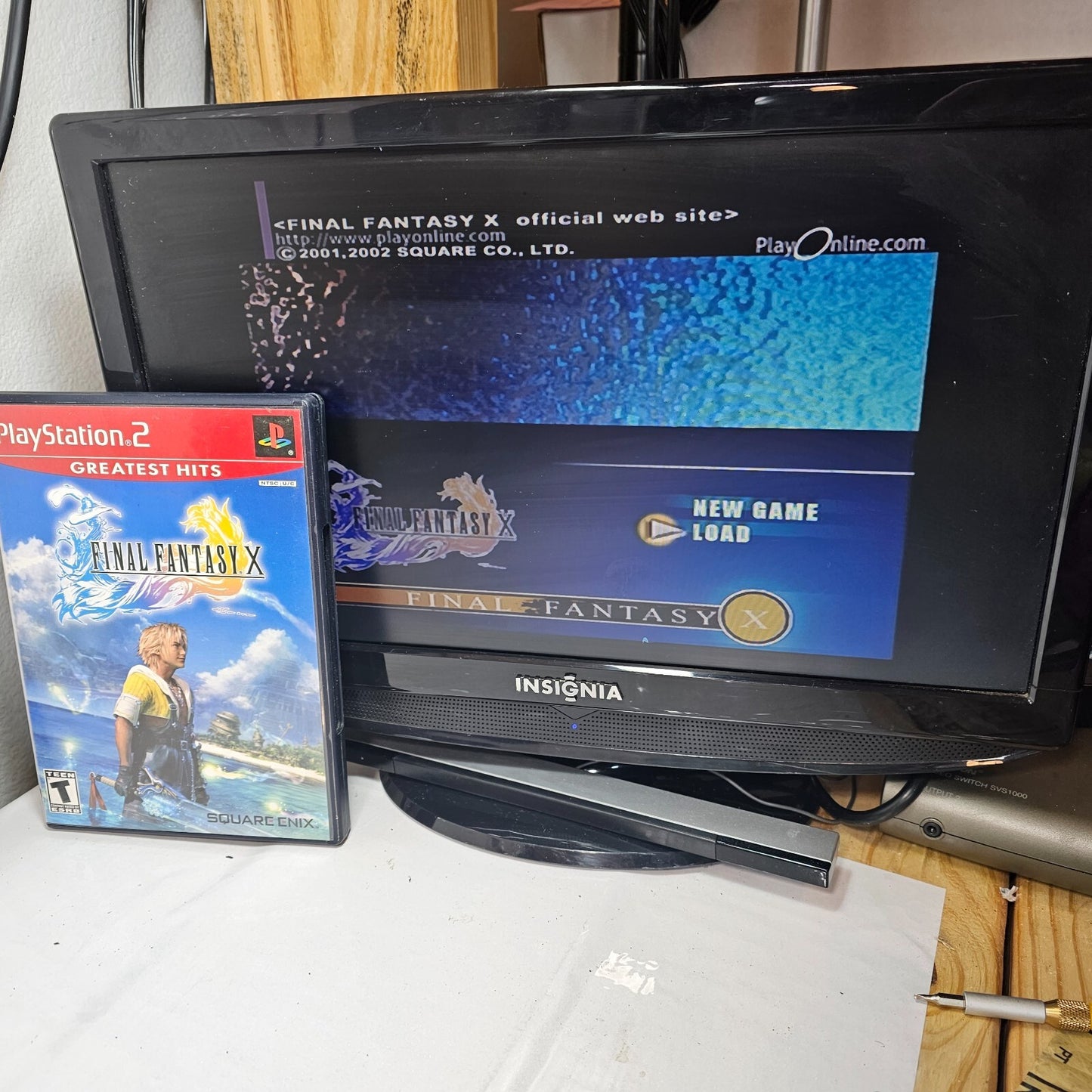 Final Fantasy X 10 Greatest Hits (Playstation 2, 2001) Game Case Manual Insert