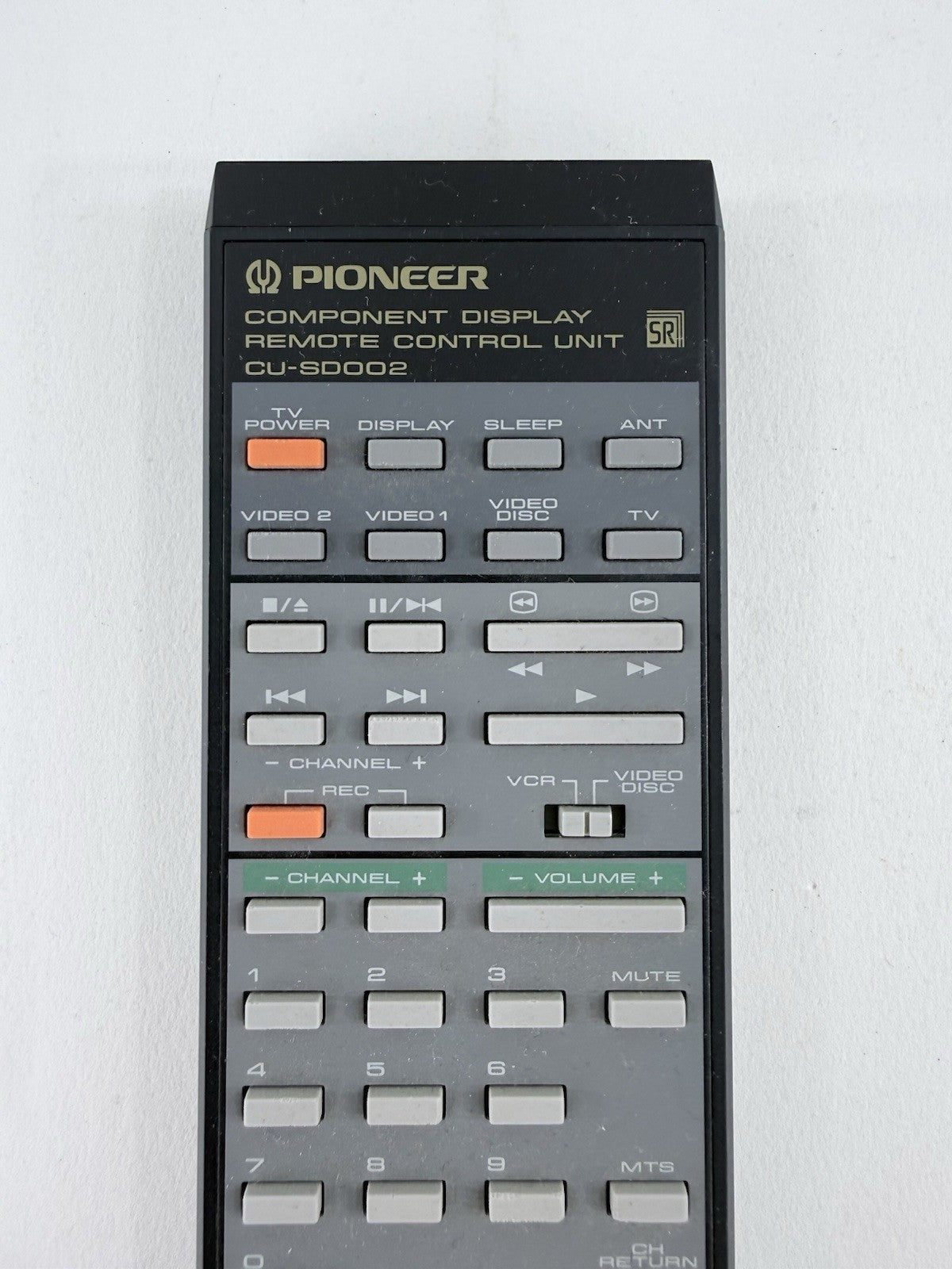 Pioneer Component Display Remote Control Unit CU-SD002 - Tested and Working