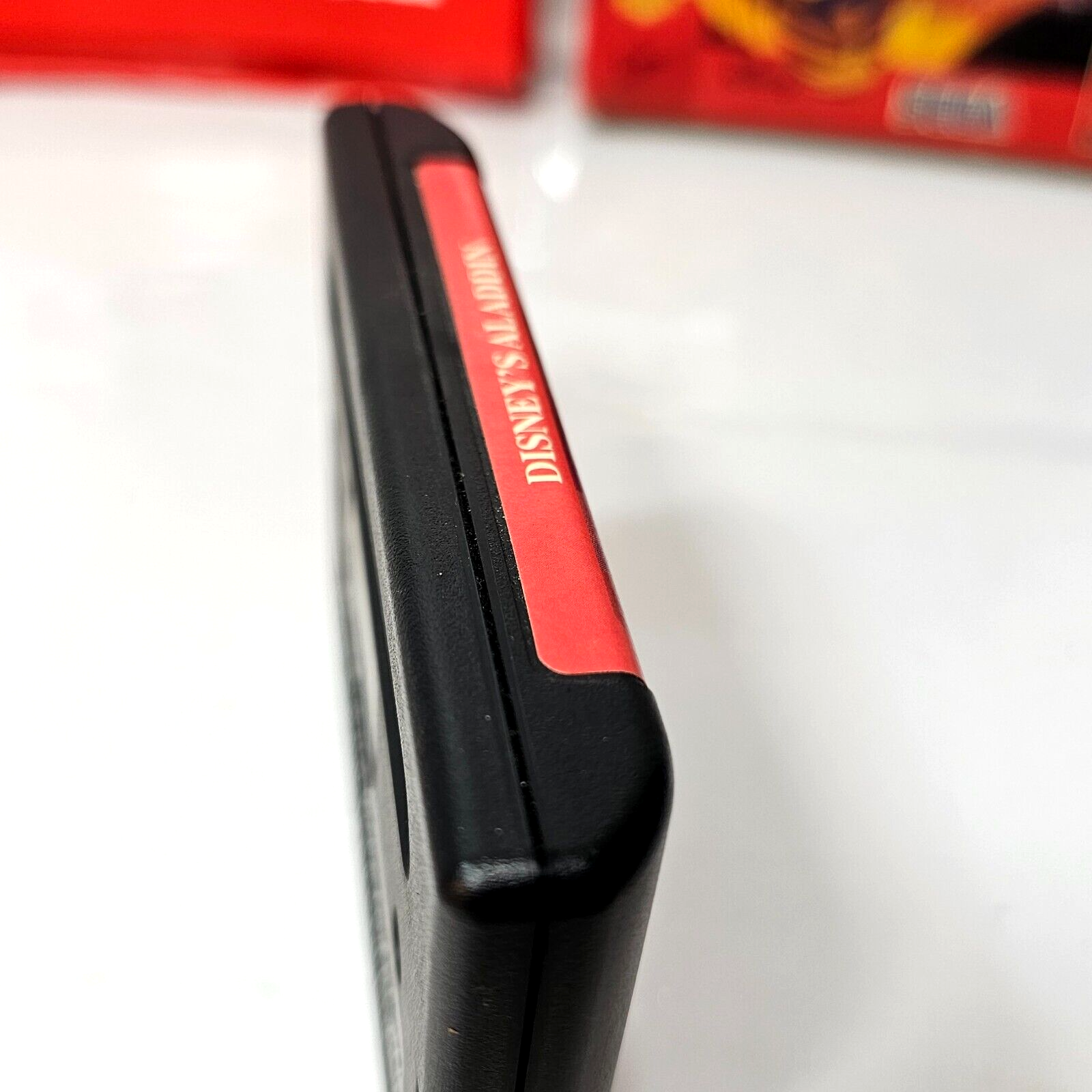 Disney's Aladdin (Sega Genesis, 1993) Game Box Manual Registration- Tested