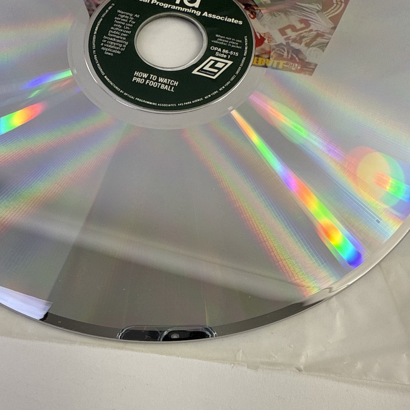How to Watch Pro Football (Laserdisc, 1980) Tested and Working