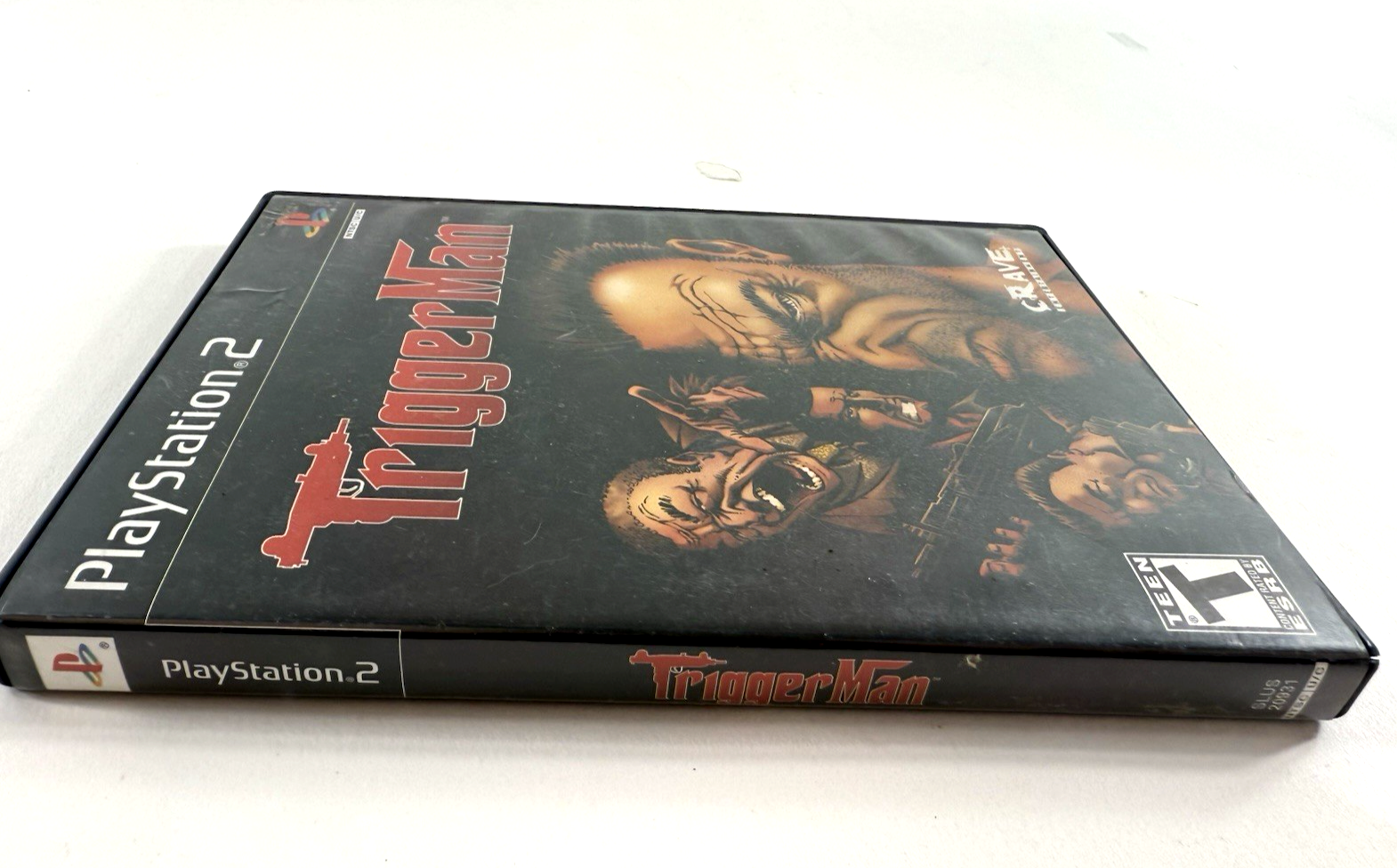 Trigger Man (Sony PlayStation 2, 2004) Game Case Manual - Tested and Working