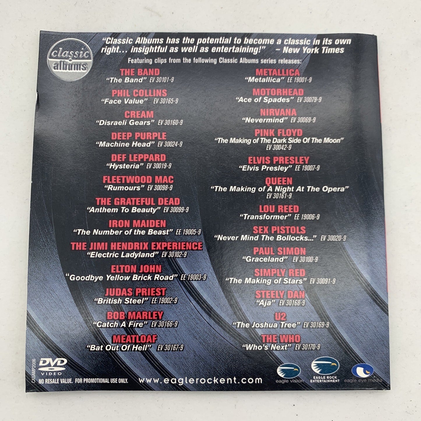 Pink Floyd: Classic Albums - The Making Of The Dark Side Of The Moon (DVD, 2003)