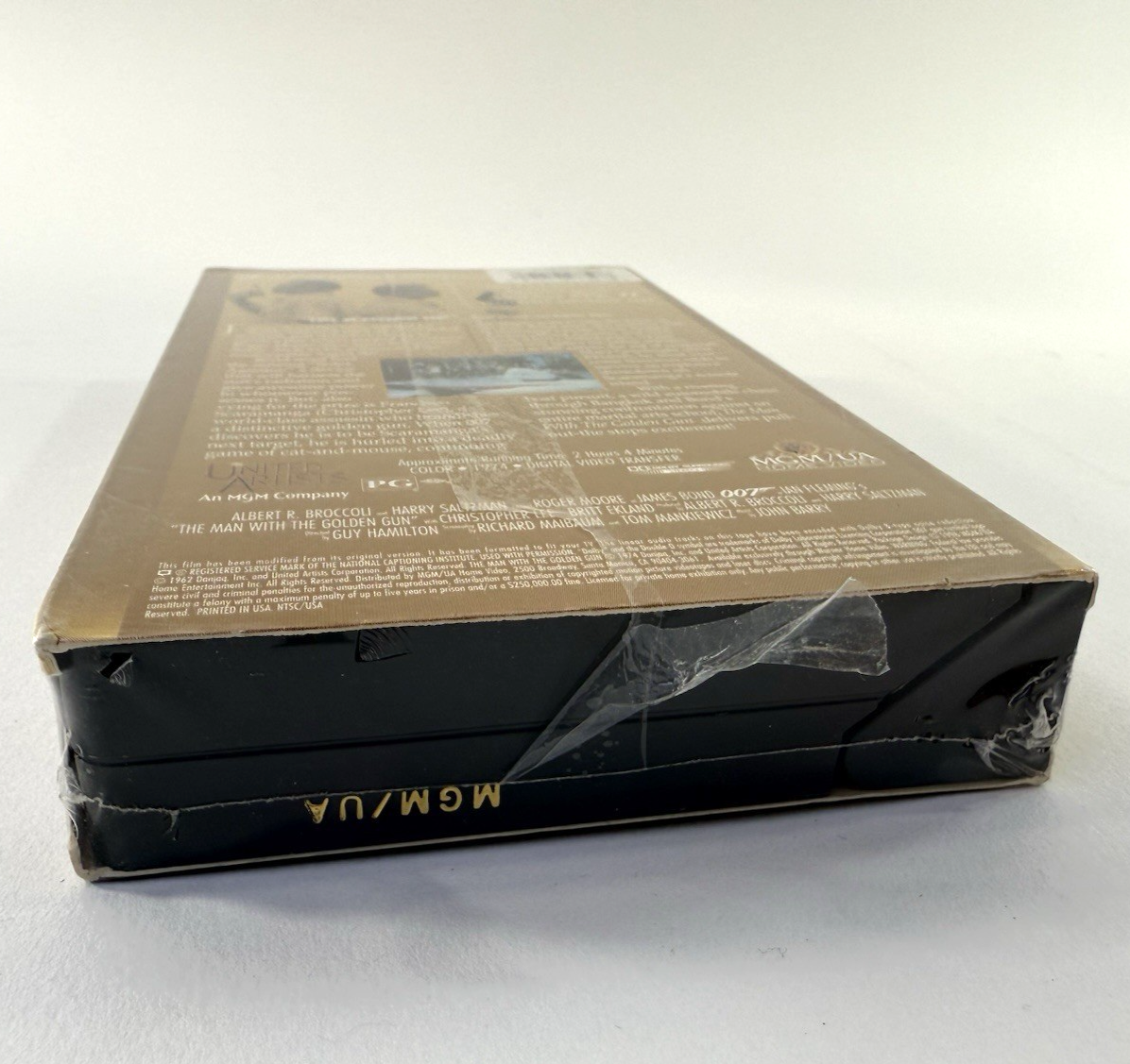 The Man with the Golden Gun (VHS, 1996) New, Factory Sealed Roger Moore Film