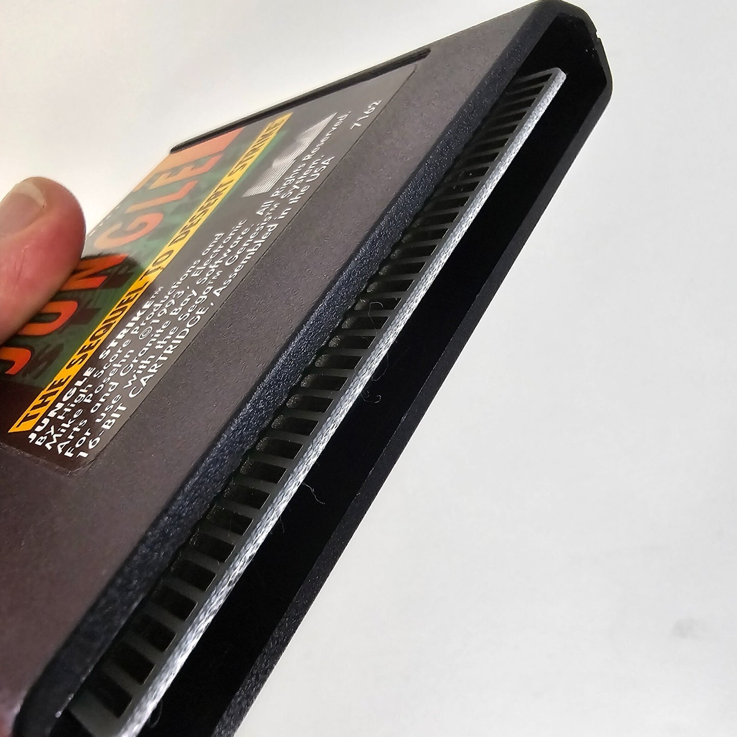 Jungle Strike: The Sequel to Desert Strike (Sega Genesis, 1993) Game and Manual