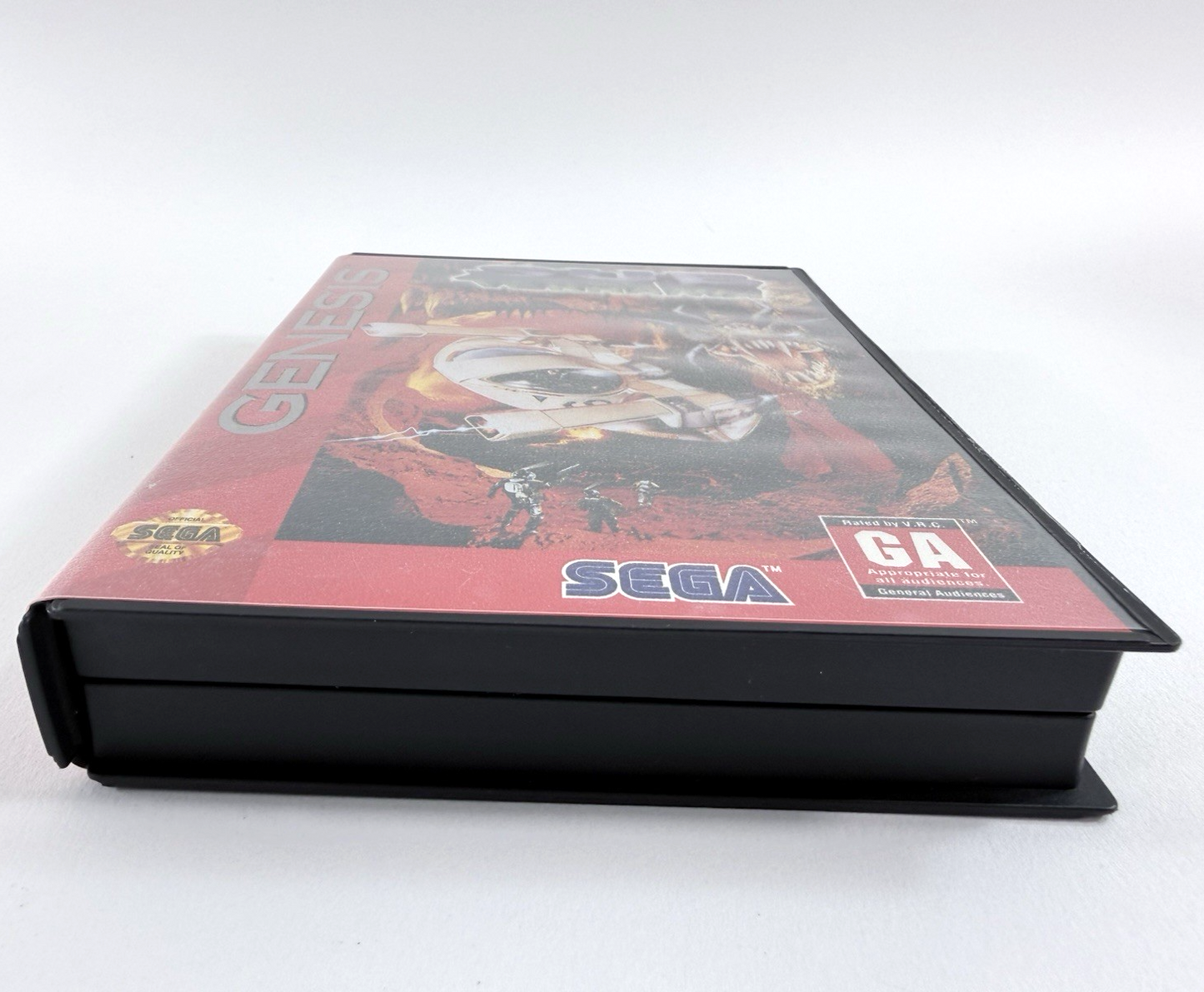 Sub Terrania (Sega Genesis, 1992) Original Case And Manual - No Game