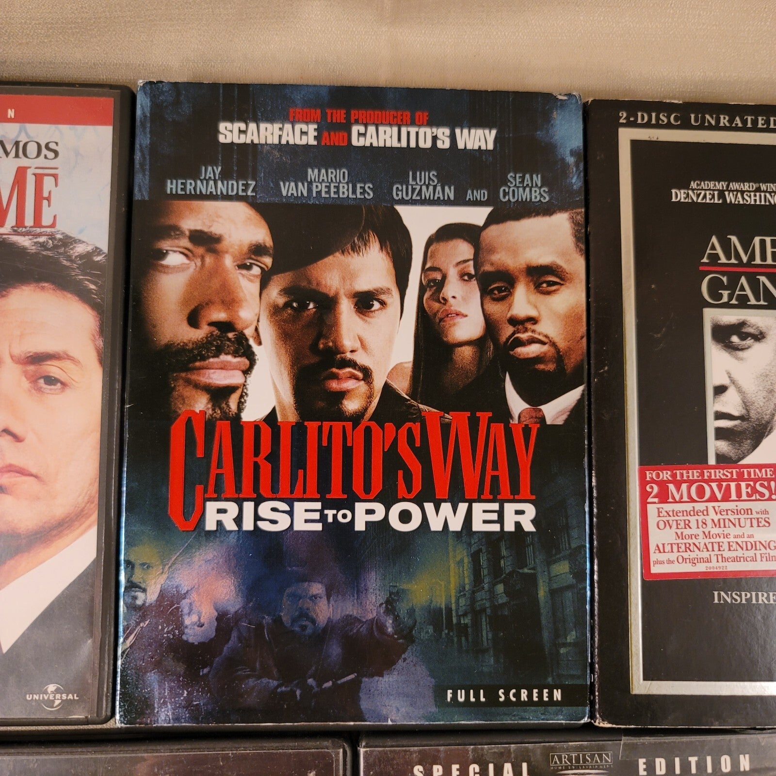 Reservoir Dogs/Carlito's Way/Rise to Power/American Gangster (Mob Movies) +1
