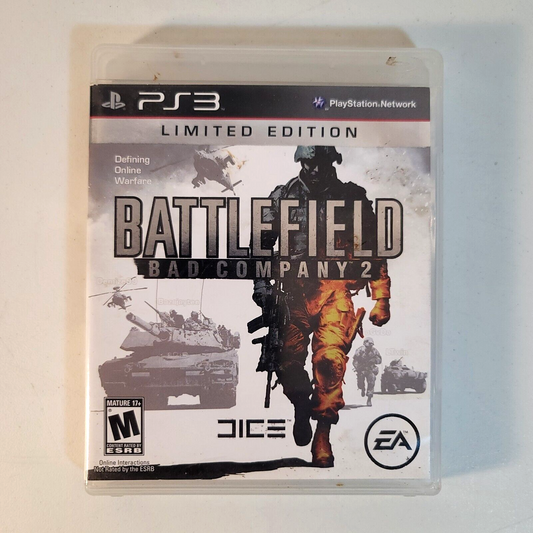 Battlefield: Bad Company 2 -- Limited Edition (Sony PlayStation 3, 2010) CIB