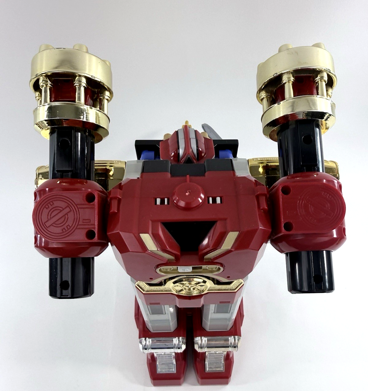 Bandai 1996 Power Rangers Deluxe Zeo Megazord & Red Battlezord Puncher - Tested