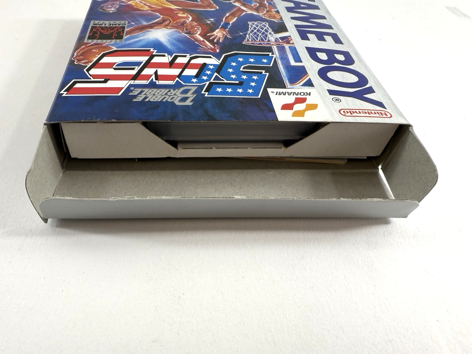 Double Dribble 5 on 5 (Nintendo GameBoy, 1991) Game Box Manual Inserts Reg. Card