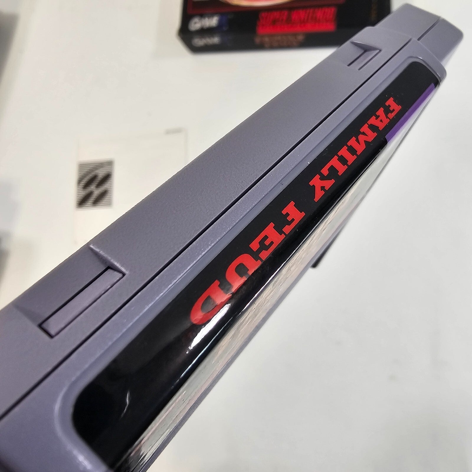 Family Feud (Super Nintendo Entertainment System, 1993) Game Box Manual Insert