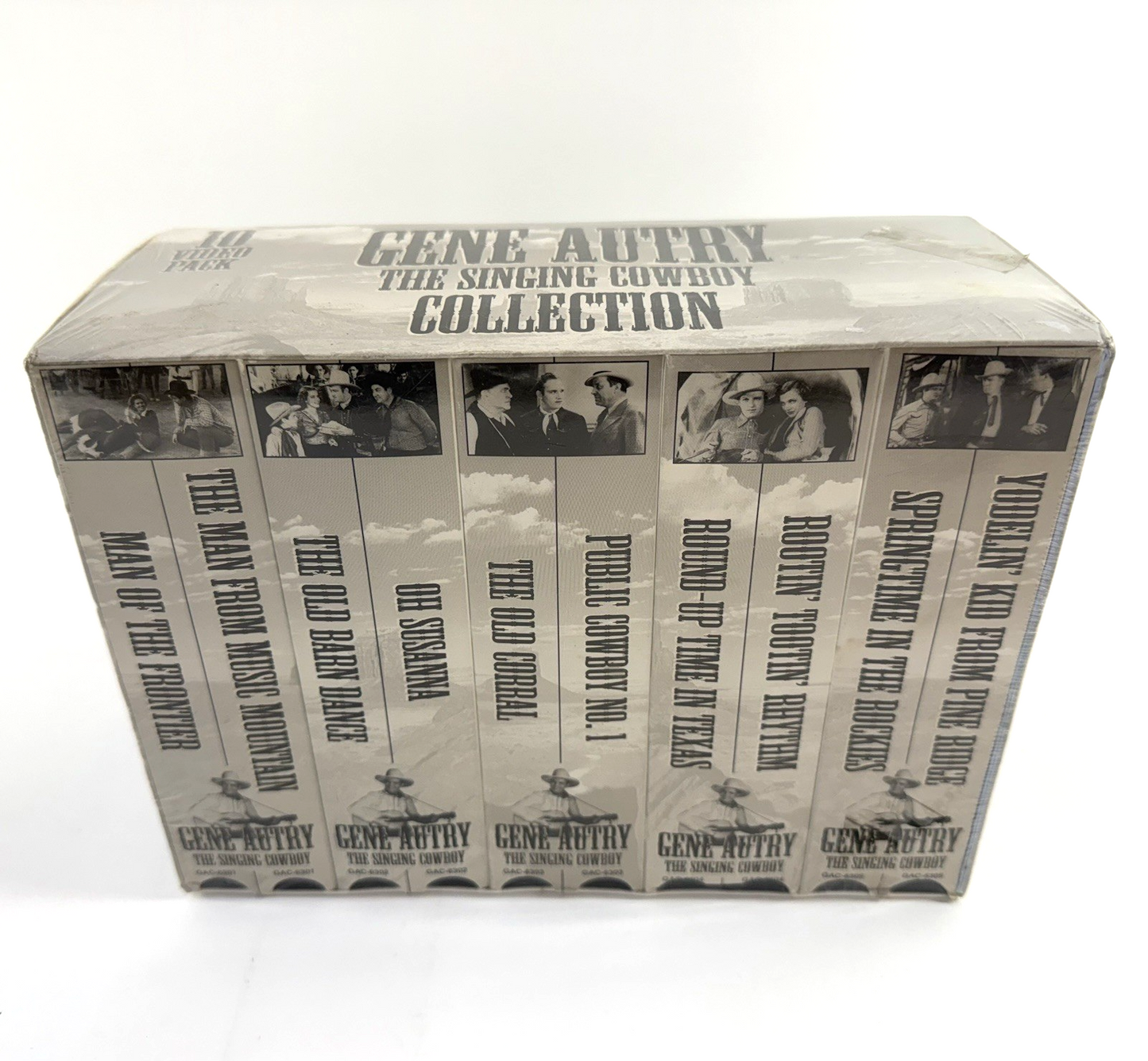 Gene Autry The Singing Cowboy Collection (VHS, 1995, 10 Tape Set) New, Sealed