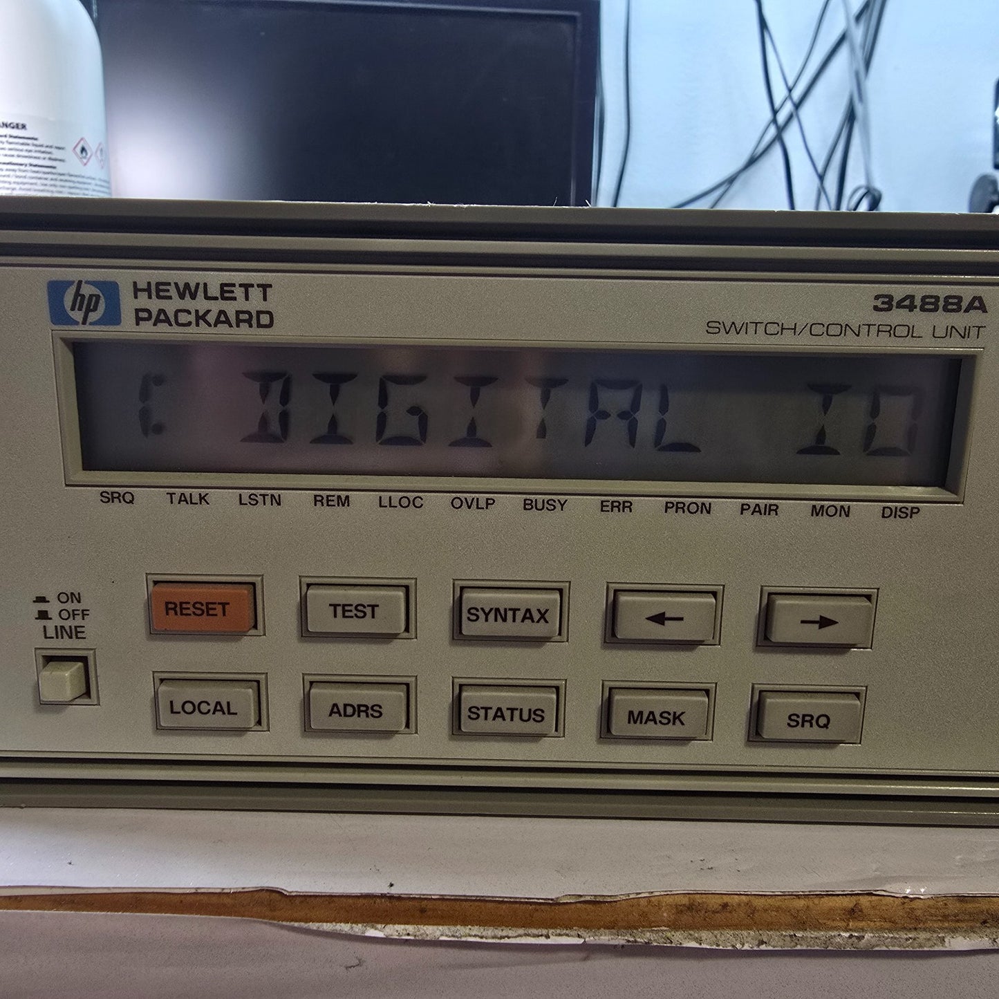 HP Agilent 44474A Digital Input/Output Switch Module - Tested and Working (1184)