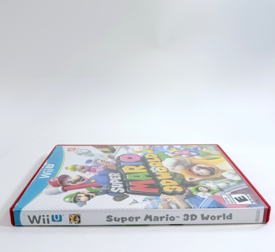 Super Mario 3D World (Nintendo Wii U, 2013) Game, Case, Manual - Tested
