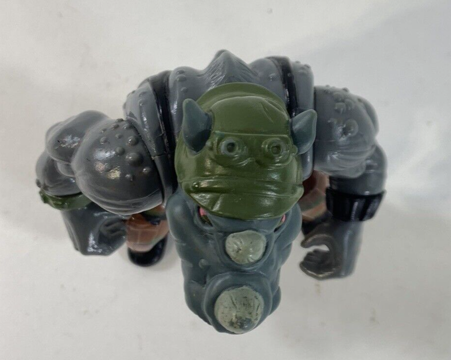 1988 TMNT Rocksteady Teenage Mutant Ninja Turtles 5” Playmates Action Figure