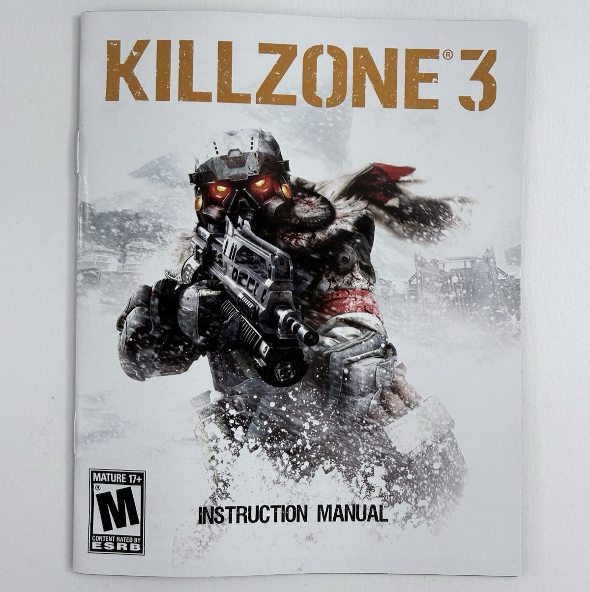 Killzone 3 (PlayStation 3, 2011) Game Case Manual Insert - Tested and Working