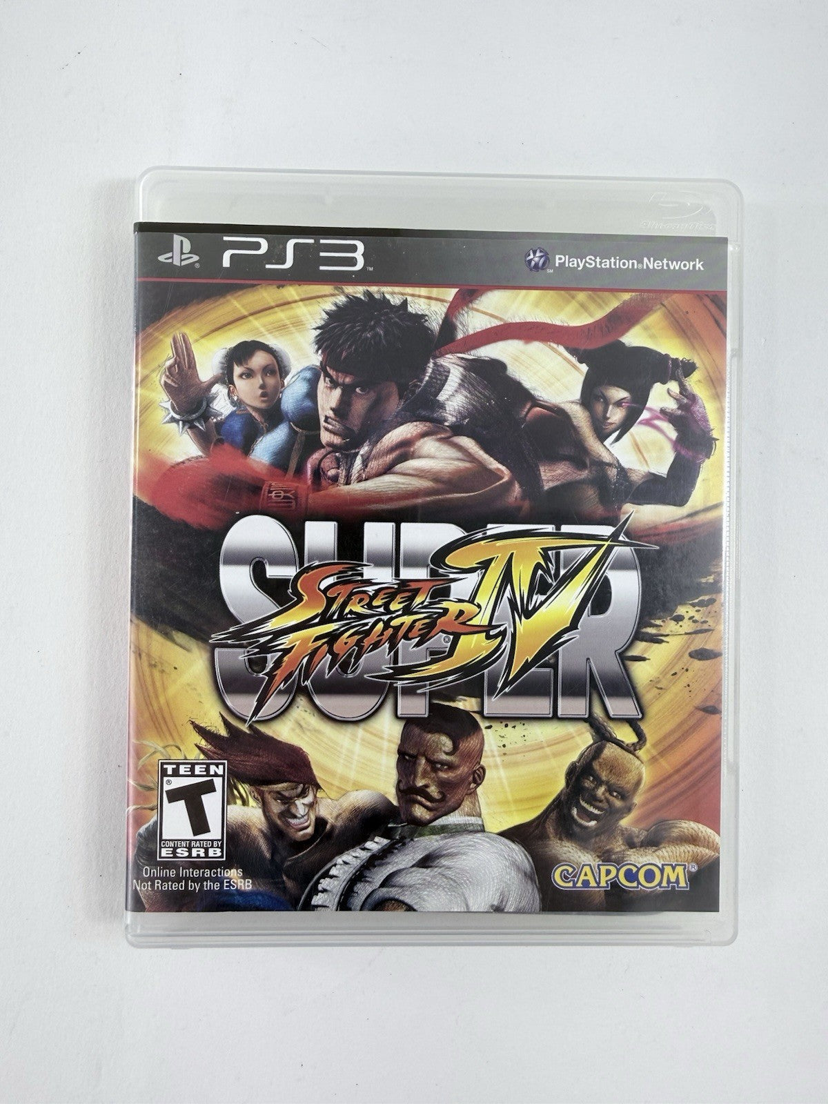 Super Street Fighter IV 4 (Sony PlayStation 3, 2010) Game Case Manual - Tested