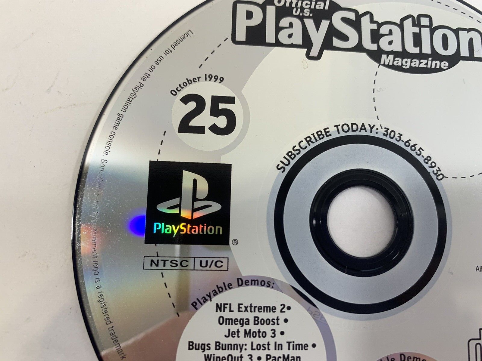 PlayStation Magazine Demo Disc 25 (PlayStation 1, 1999) Tested and Working