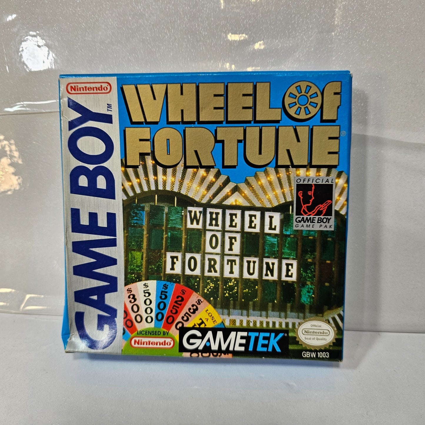Wheel of Fortune (Nintendo Gameboy, 1990) CIB Game Box Manual Inserts