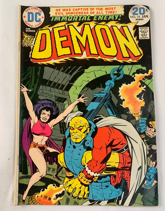 The Demon #16 (Jan 1974, DC Comics) Mid Grade Horror Comic