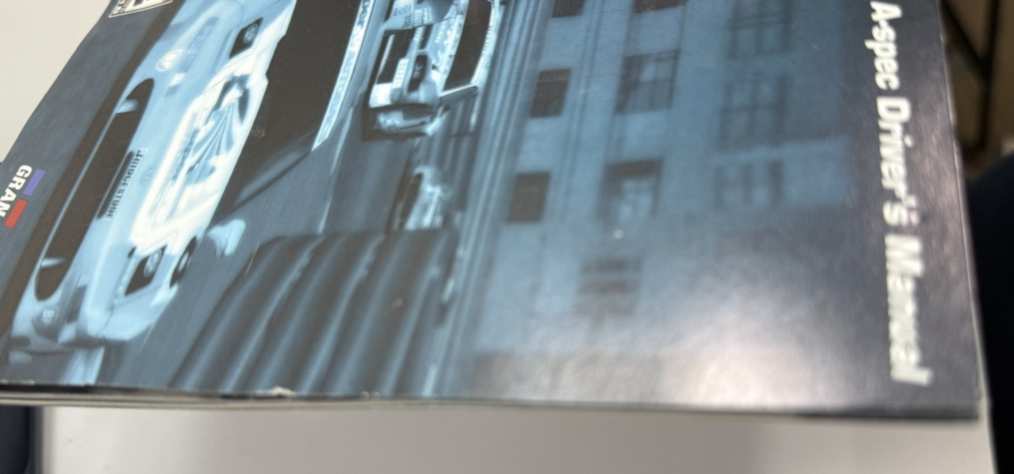 Gran Turismo 3 A-spec (PlayStation 2, 2001) Black Label Game Case Manual -Tested