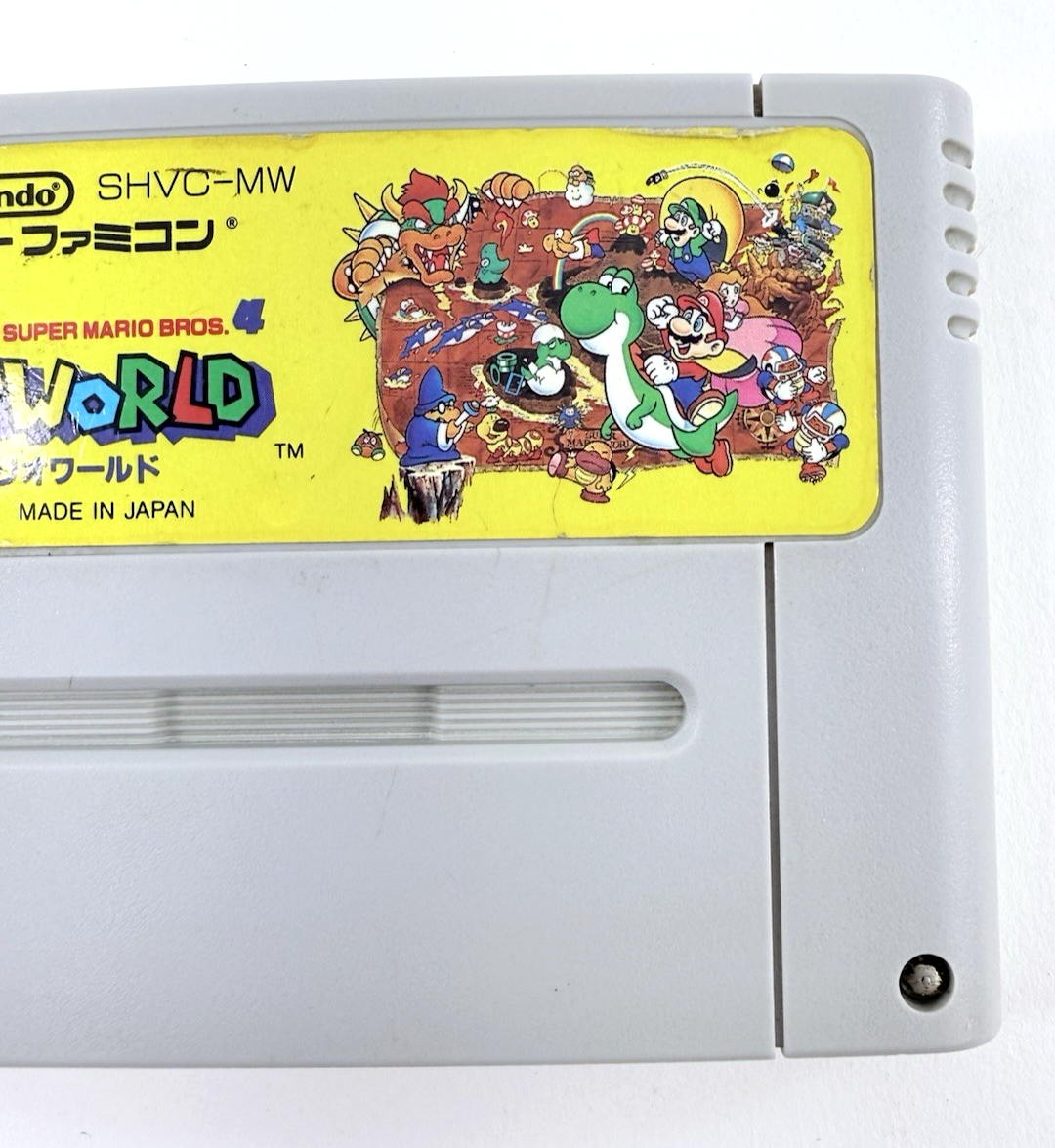 Super Mario World (Super Famicom, 1990) Game Cartridge - Tested and Working