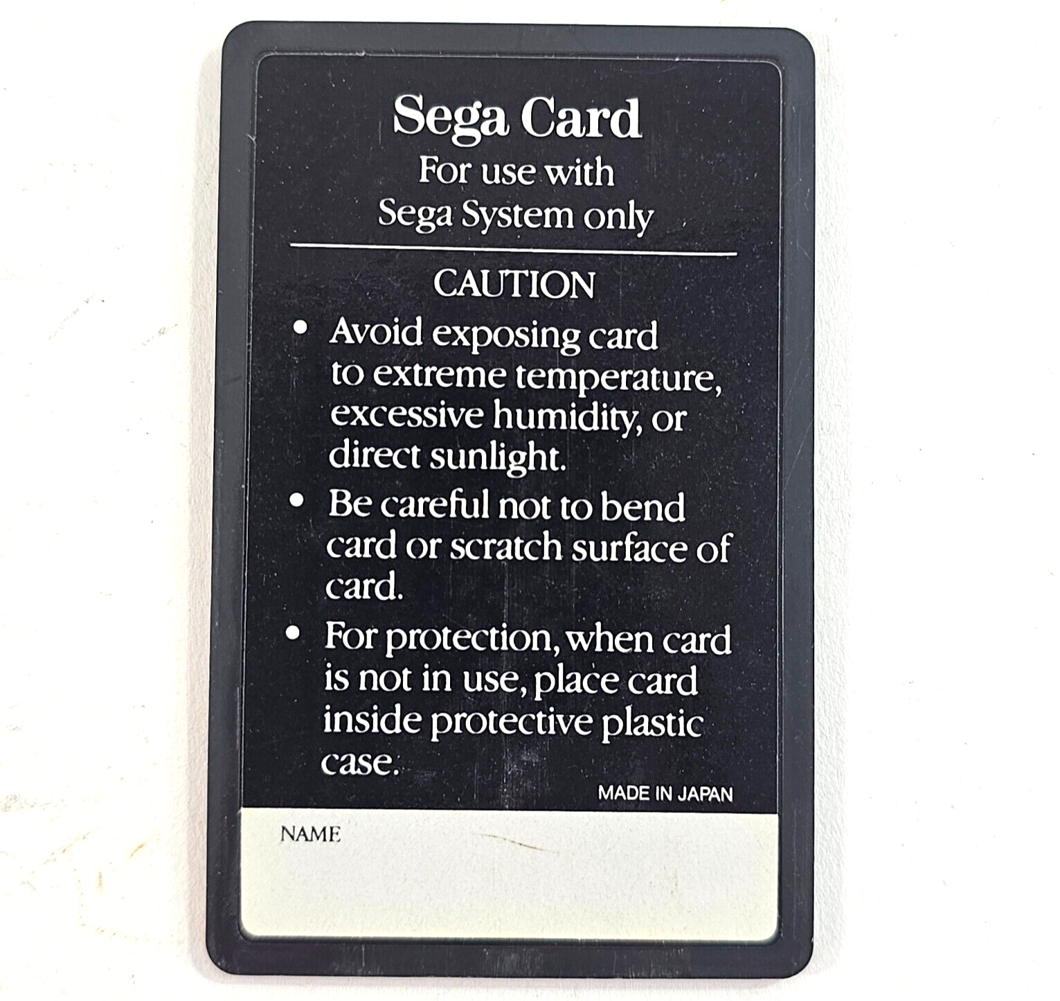 F-16 Fighting Falcon (Sega Master System, 1986) Game Card, Case, Manual - Tested