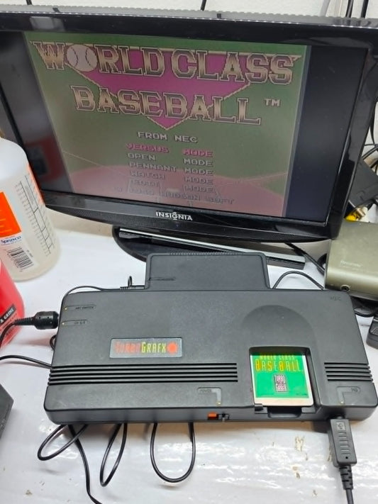 World Class Baseball (TurboGrafx-16, 1989) HuCard Game Only - Tested