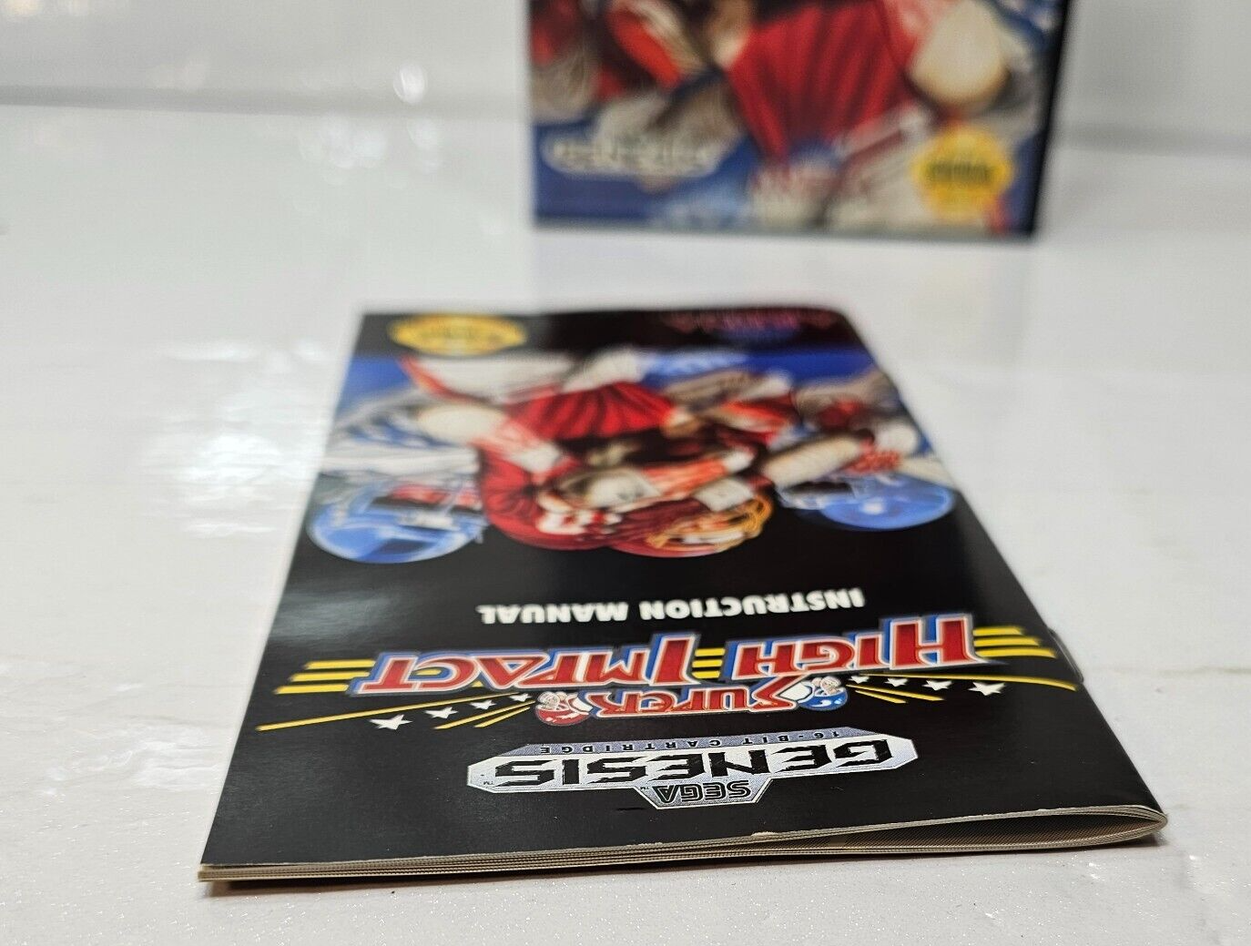 Super High Impact (Sega Genesis, 1992)  Complete in Box CIB TESTED