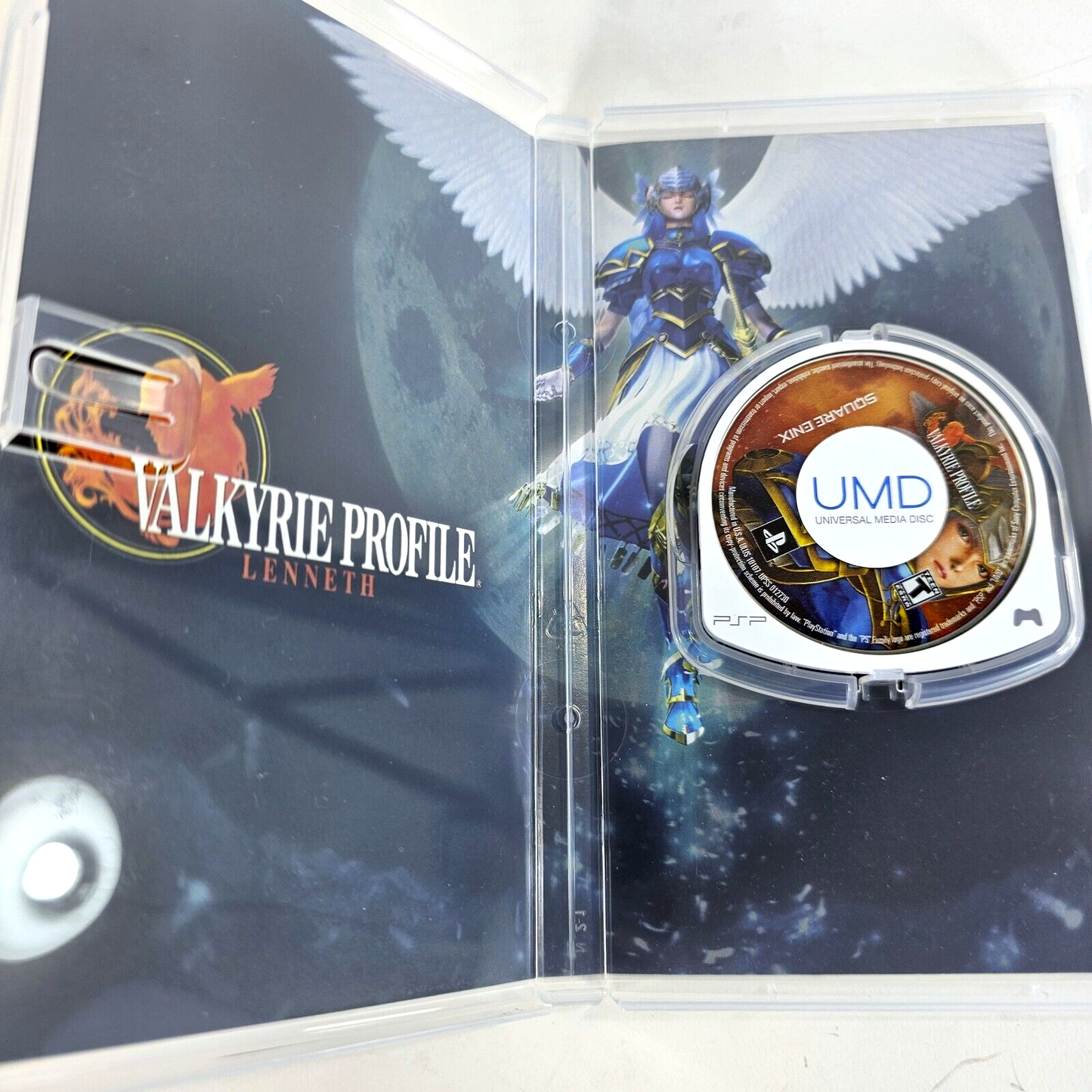 Valkyrie Profile: Lenneth (Sony PSP, 2006) Game Case Manual Registration Card
