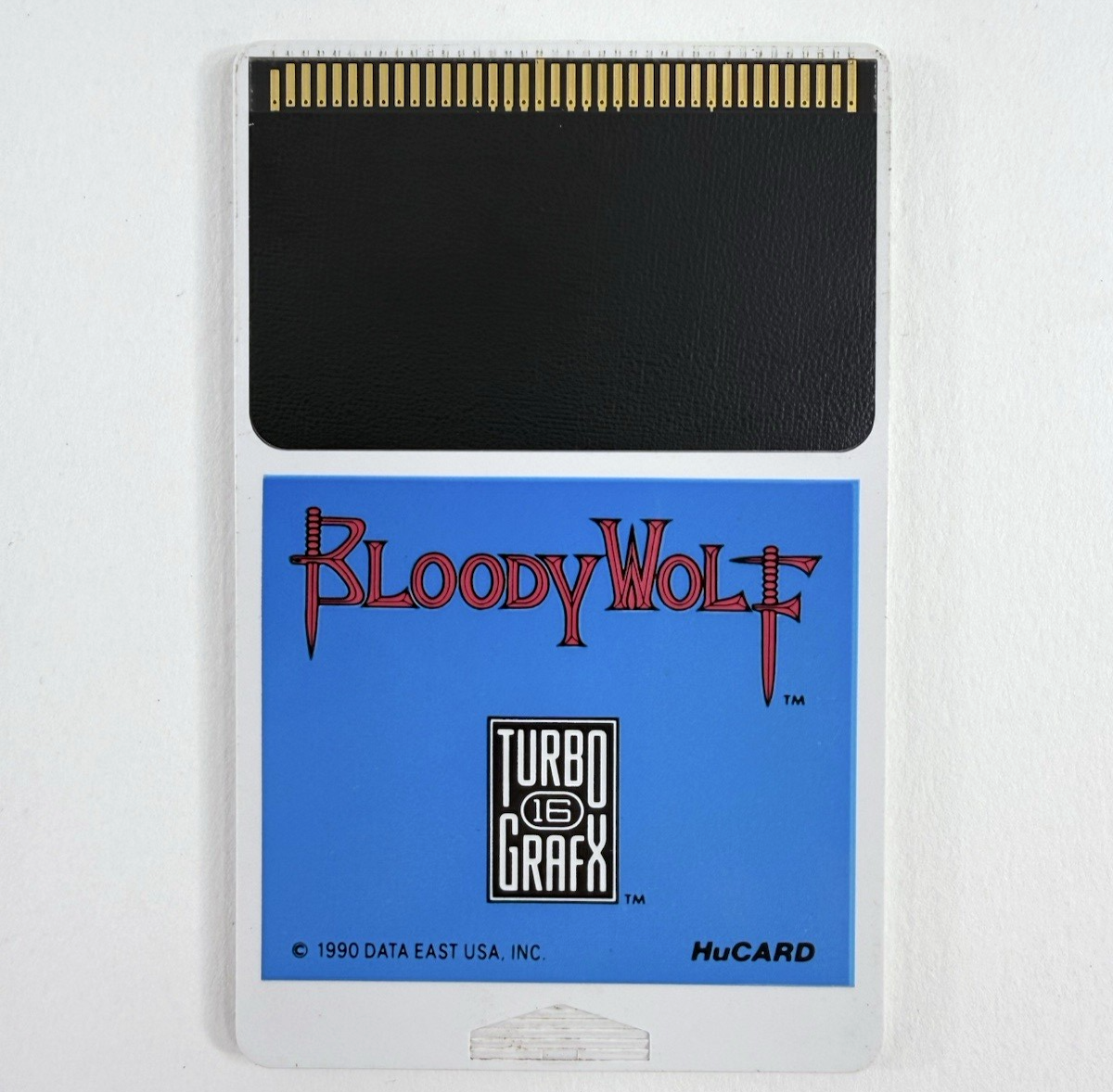 Bloody Wolf (TurboGrafx-16, 1990) Game, Case, and Manual - Tested and Working