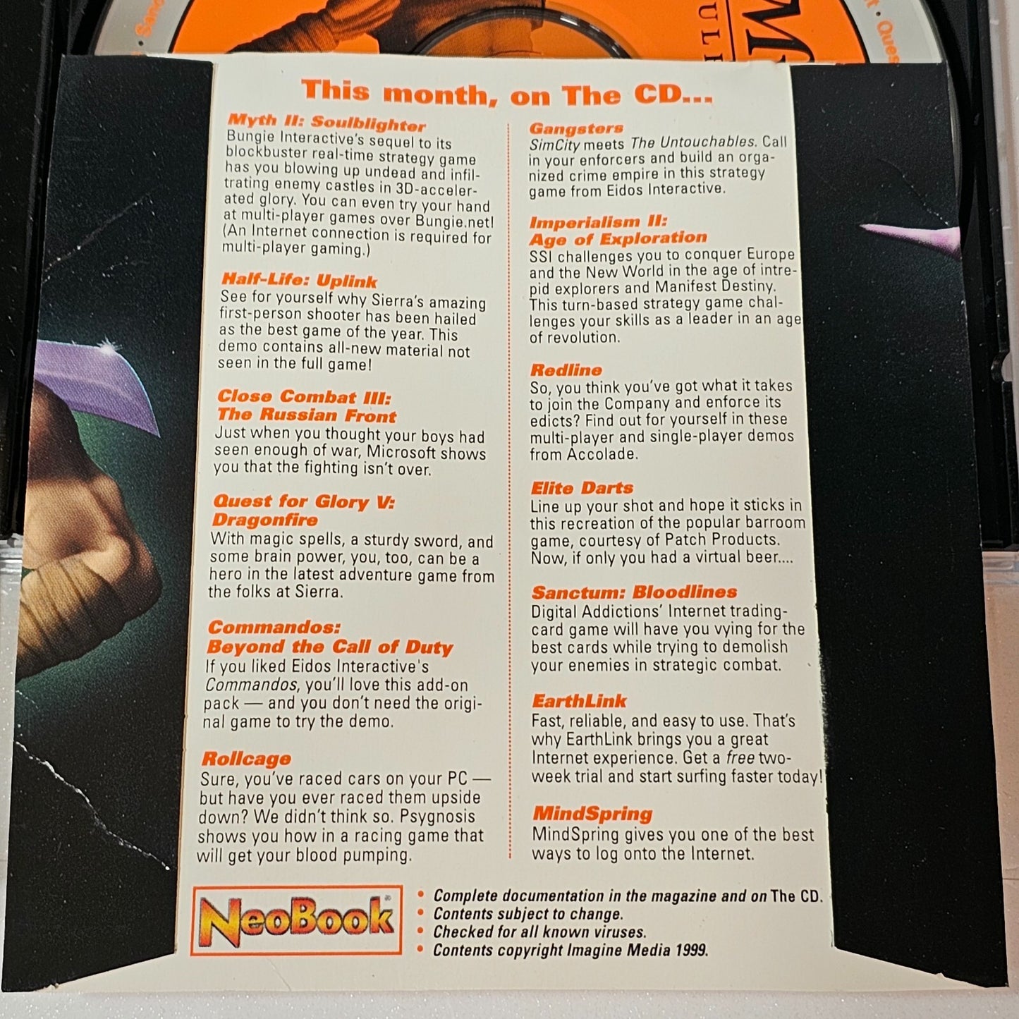 PC Gamer Demo Disc 4.11 - May 1999 - Myth II: Soulblighter and more