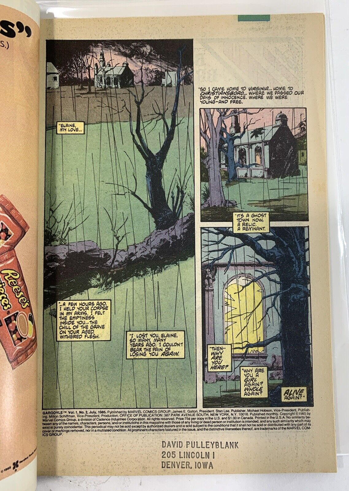 Marvel Comics 1985 Limited Series The Gargoyle #1 2 3 4 Full Set