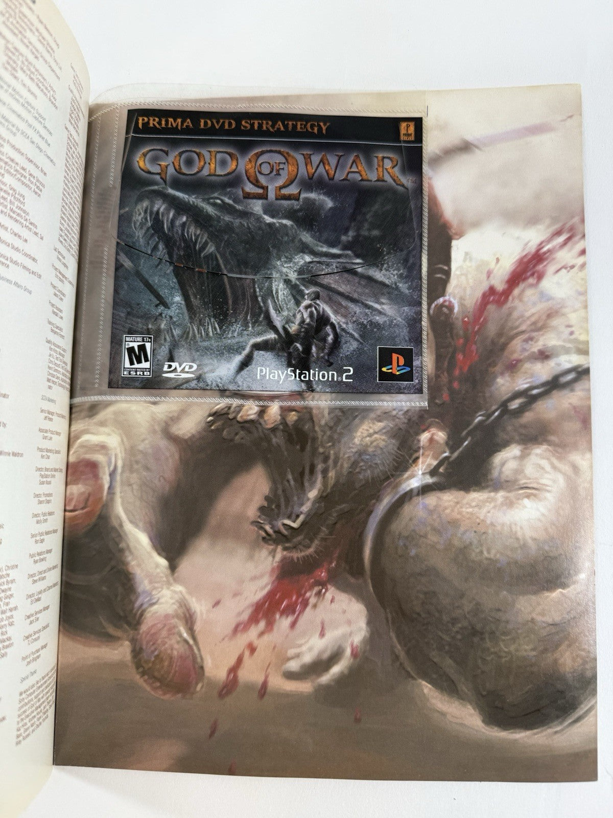 God of War : Prima Official Game Guide with DVD (2005, Prima)