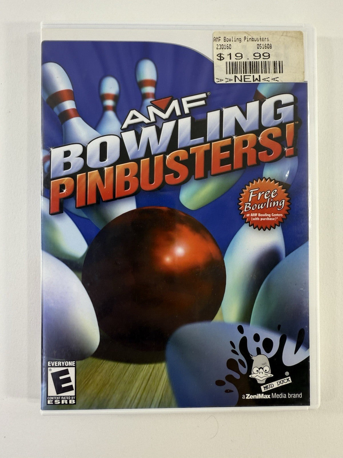 AMF Bowling: Pinbusters (Nintendo Wii, 2007) Game Case Manual - Tested