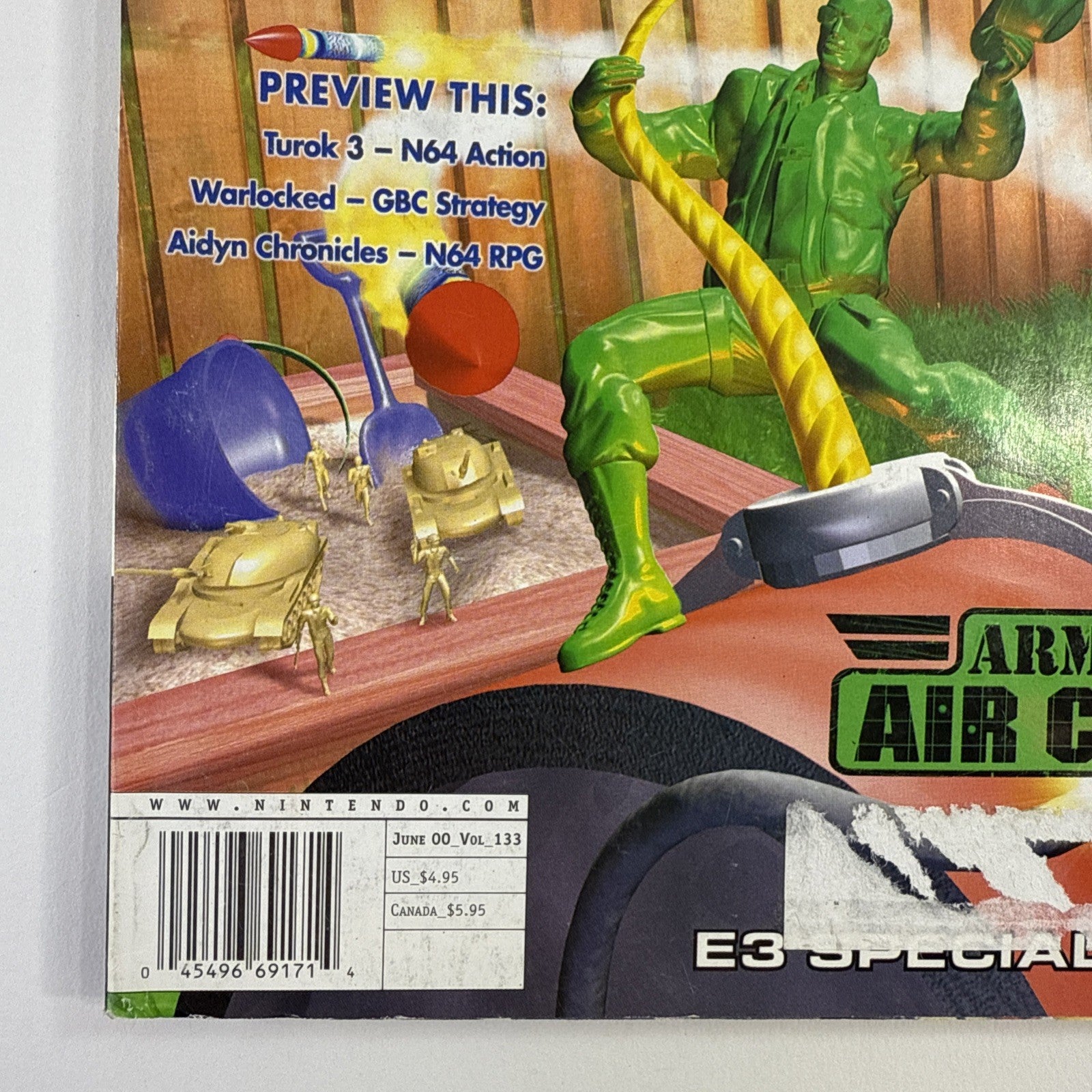 Nintendo Power Magazine Vol. 133 (June, 2000) w/Aidyn Chronicles Poster, Comic