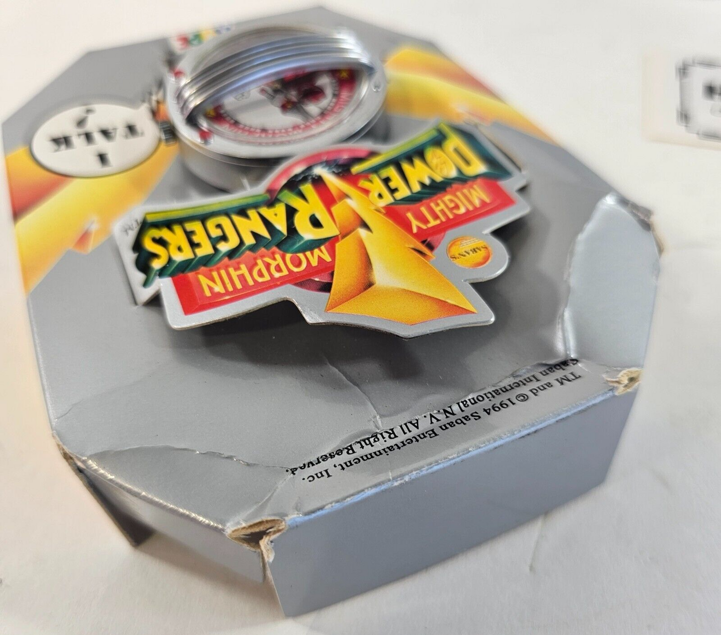 Saban 1994 Mighty Morphin' Power Rangers Red Ranger Watch and Collector Tin