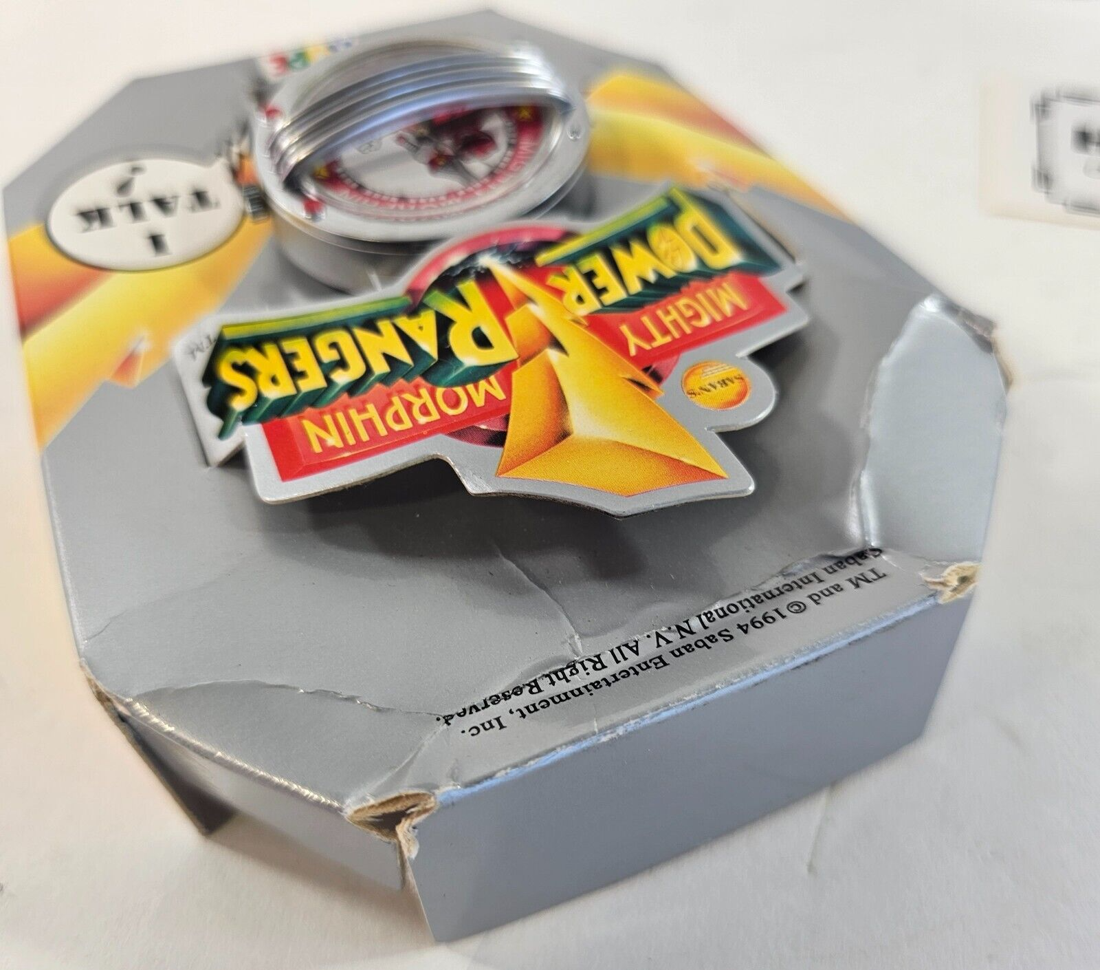 Saban 1994 Mighty Morphin' Power Rangers Red Ranger Watch and Collector Tin