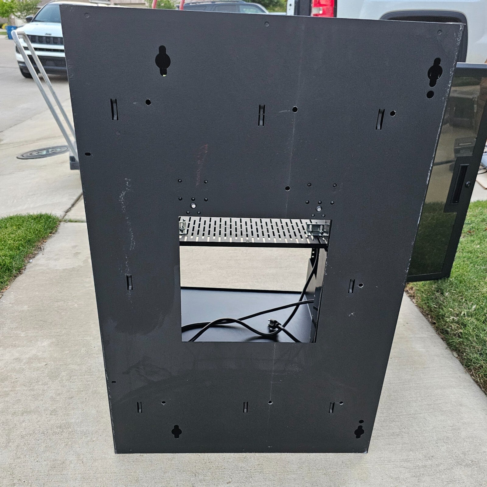 Stage Front Presentation Systems Custom Mounted Audio/Video Cabinet - Read