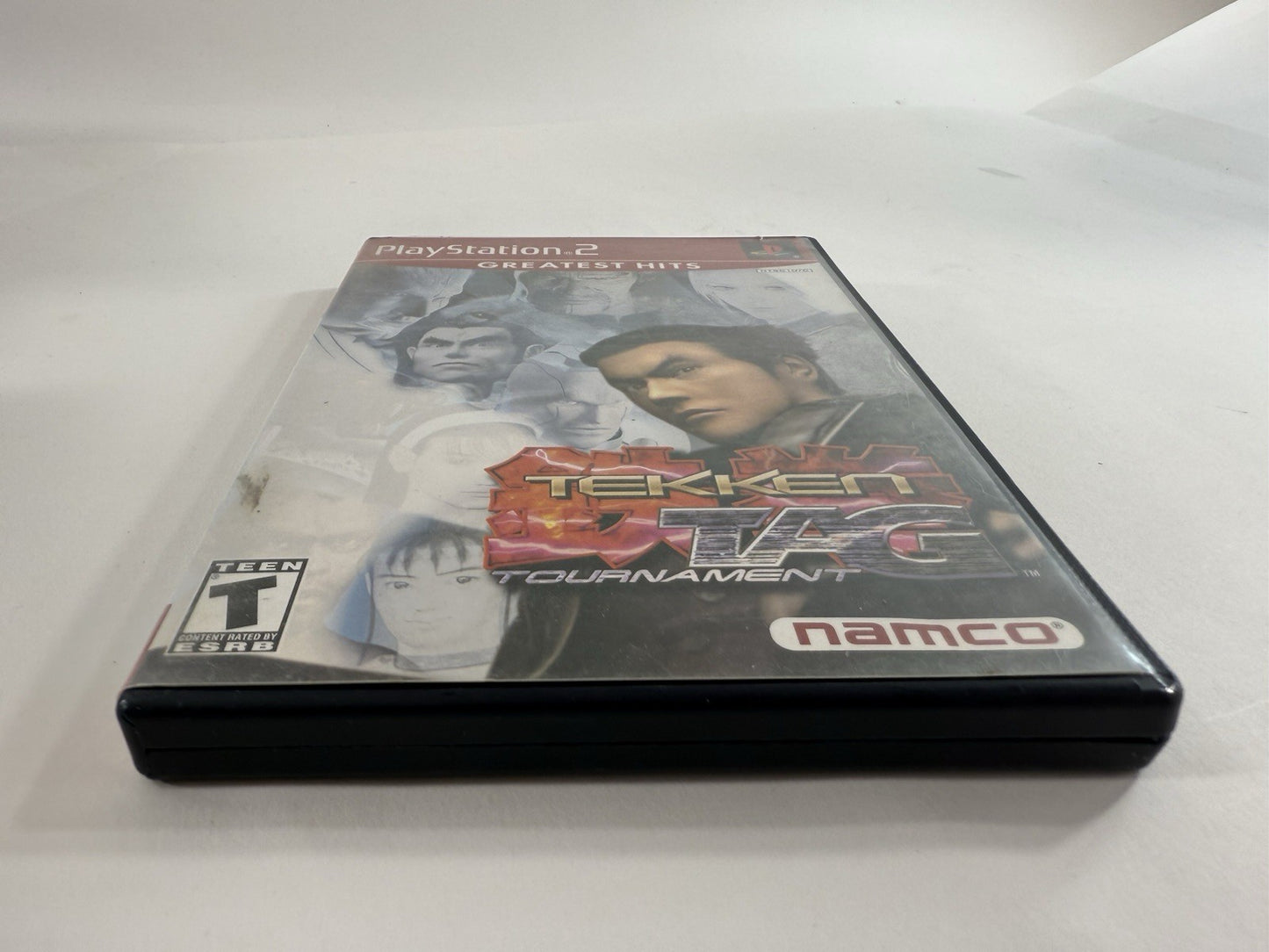 Tekken Tag Tournament Greatest Hits (Sony PlayStation 2, 2002) Game and Case