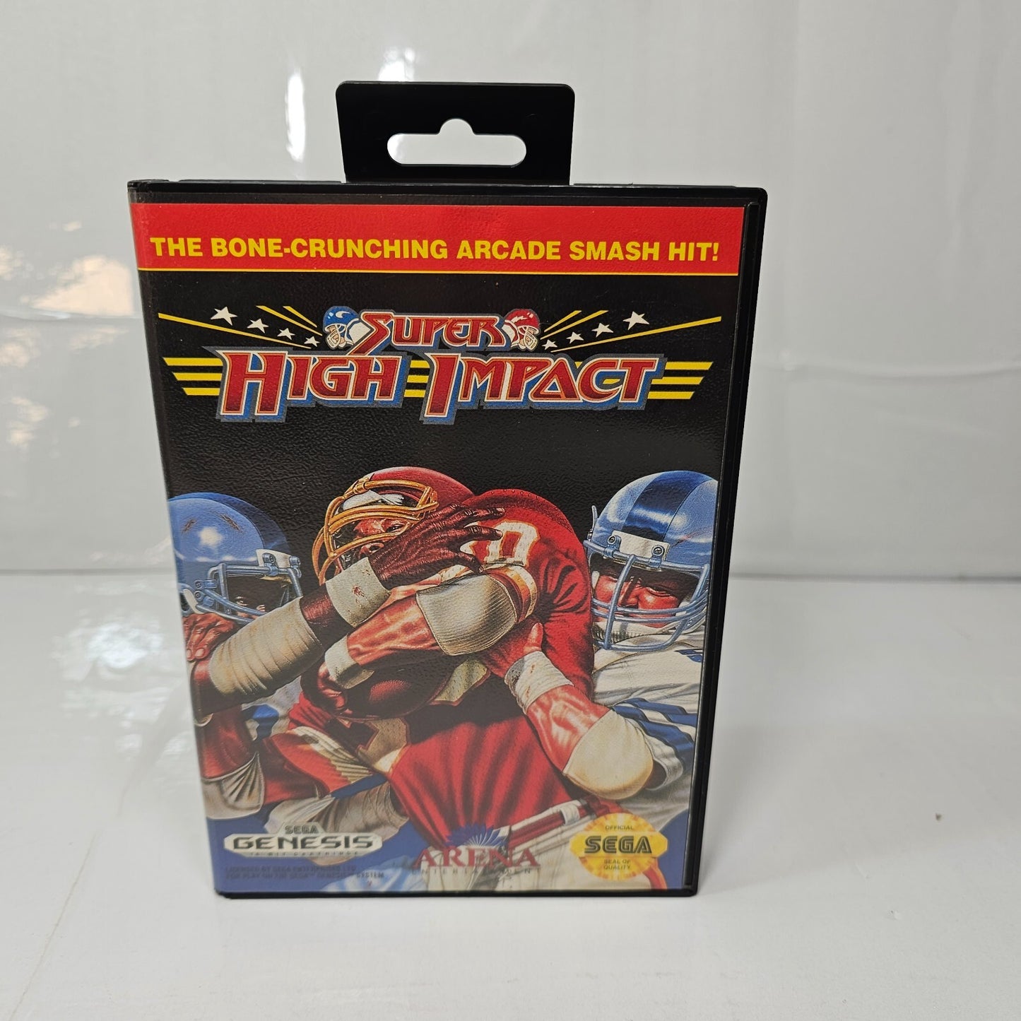 Super High Impact (Sega Genesis, 1992)  Complete in Box CIB TESTED