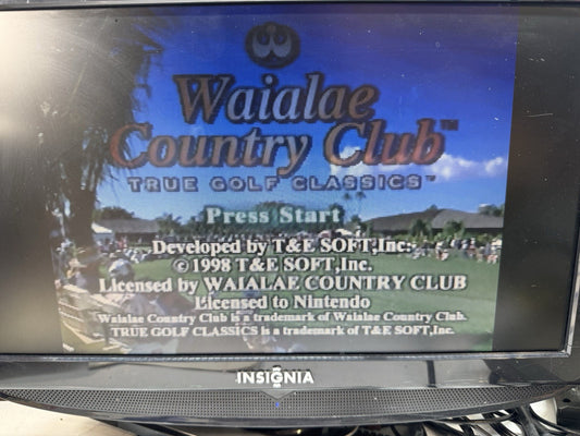 True Golf Classics: Waialae Country Club (Nintendo 64, 1998) Game Cartridge