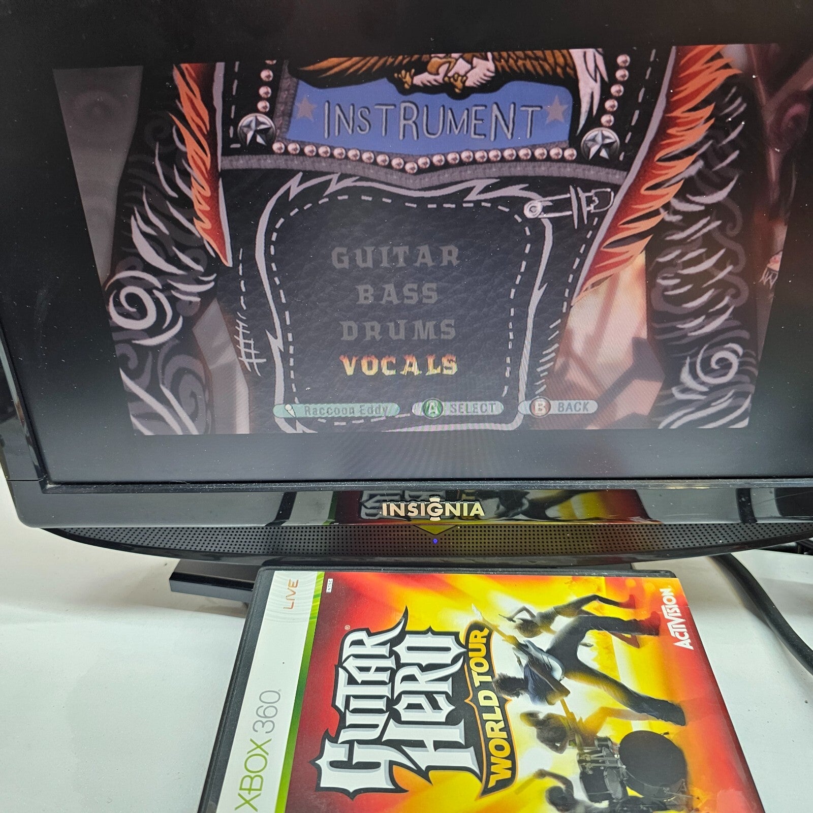 Guitar Hero World Tour (Xbox 360, 2004) Game, Manual, Case Art  - Tested - Read