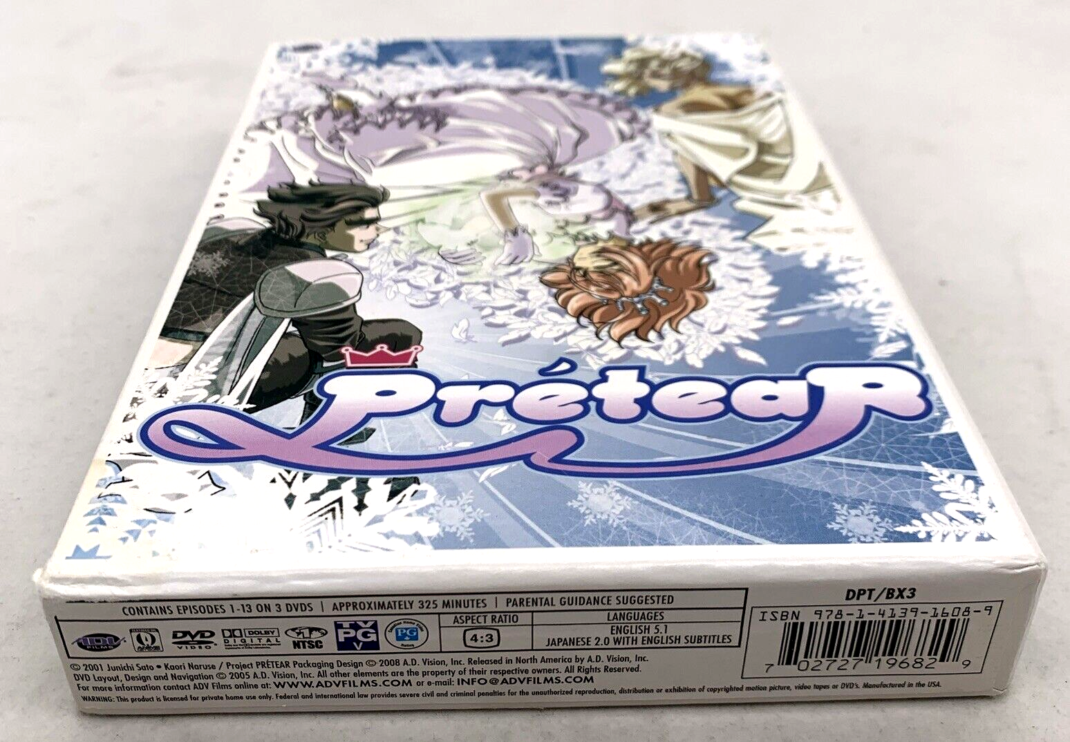 Prétear - Complete Series Box Set (DVD, 2001, 3-Disc Set) Tested and Working