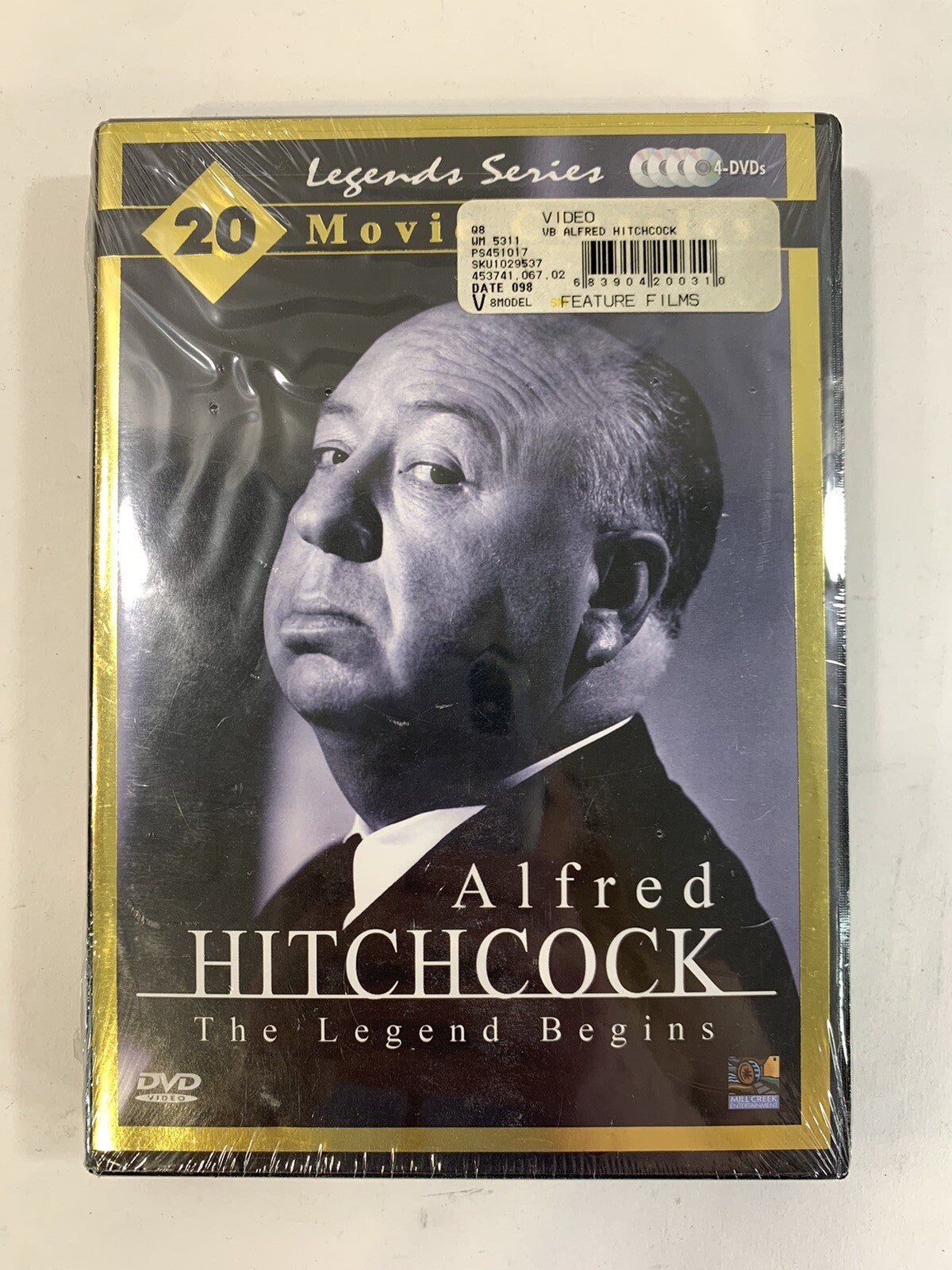 Alfred Hitchcock: The Legend Begins - 20 Film Set (DVD, 2007, 4-Disc Set) New