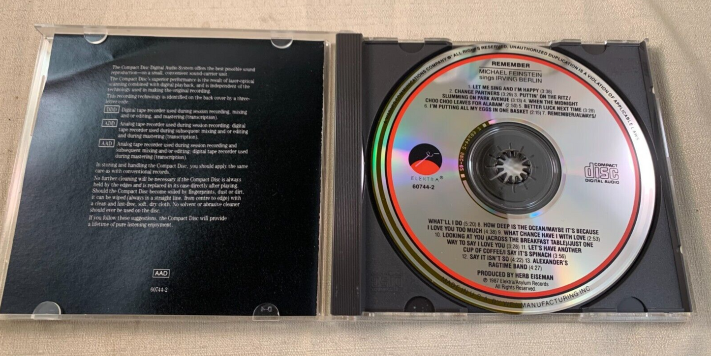 Remember: Michael Feinstein Sings Irving Berlin by Michael Feinstein (CD)