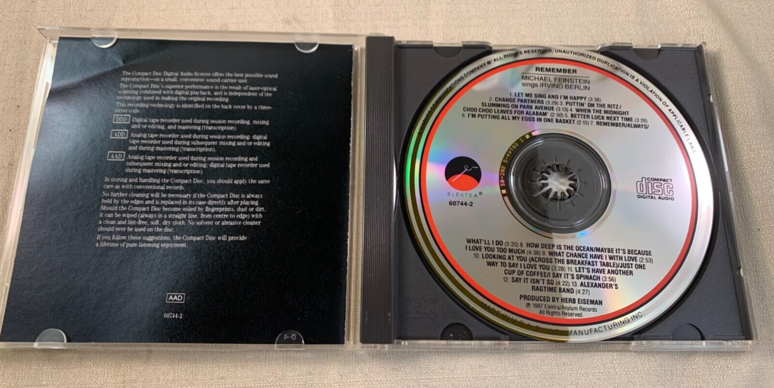 Remember: Michael Feinstein Sings Irving Berlin by Michael Feinstein (CD)